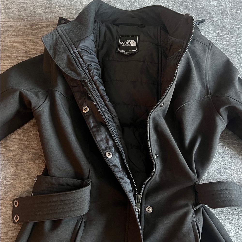 The North Face hooded belted short trench - Picture 6 of 11